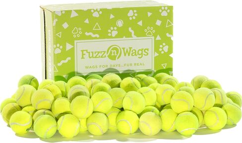 25-100 Bulk Used Tennis Balls for Dogs, Support USA Tennis Ball Recycling NonProfit: Bulk Tennis Balls for Dogs in Saudi Arabia