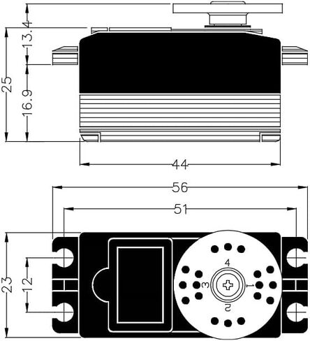 Hitec RCD 31075S HS-75BB Retract BB Servo in Kuwait