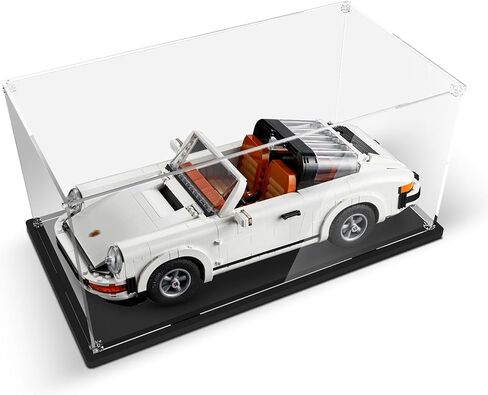 علبة عرض أكريليك لـ LEGO 10295 Porsche 911 Model Car ، صندوق عرض واضح للغبار متوافق مع سيارات Lego Diecast Model 10300 42123 10290 21328 10282 in Kuwait