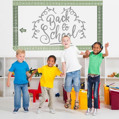 Sage Green Number Line Line Bulletin Borders -20 إلى 120 Math Learning Die Cut Trim مع 100 PCS Glue Point in Saudi Arabia