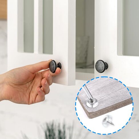 50 Pack Transparent Screw Feet Rubber Pads Cabinet Bumpers Clear Rubber Door Stops with Screws Transparent Rubbers Cutting Board Feet Sound Dampening Non-Slip Bumper Pad for Drawers Door Wall in Saudi Arabia