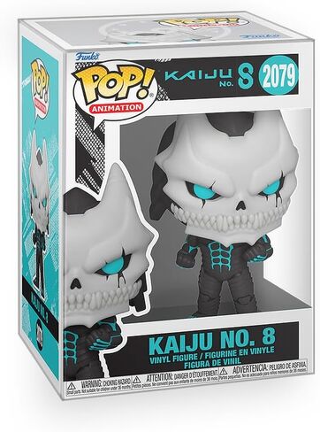 Pop Anime: Kaiju No. 8 - Kaiju No. 8 Vinyl Figure مجمعة مع حامي الصناديق متوافق مع Funko in Kuwait