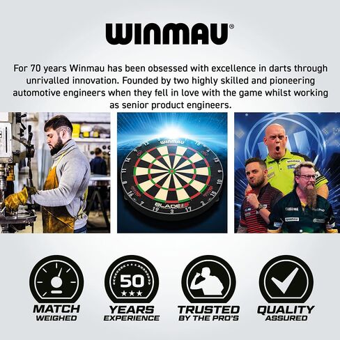 Winmau Printed White Dartboard Surround in Saudi Arabia