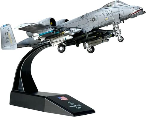 A10 Warthog Model 1:100 Scale Thunderbolt-II Military Airplane Metal Diecast Fighter A10 Warthog Model Kit for Gift and Collection in Saudi Arabia