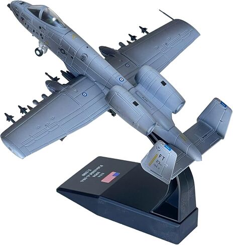 A10 Warthog Model 1:100 Scale Thunderbolt-II Military Airplane Metal Diecast Fighter A10 Warthog Model Kit for Gift and Collection in Saudi Arabia
