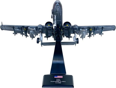 A10 Warthog Model 1:100 Scale Thunderbolt-II Military Airplane Metal Diecast Fighter A10 Warthog Model Kit for Gift and Collection in Saudi Arabia