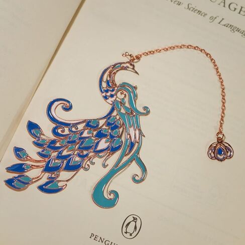 2 حزمة Peacock Metal Starks ، إشارة مرجعية أنيمي للنساء ، هدية عشاق الكتب للقراءة ، علامات الكتب اللطيفة التي تم تعيينها للقراء نساء الرجال in Saudi Arabia