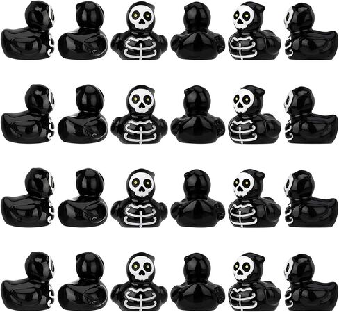 24 PCS Halloween Mini Resin Ducks ، Miniature Halloween Duck Tore in Kuwait