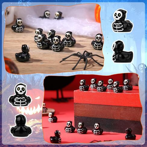 24 PCS Halloween Mini Resin Ducks ، Miniature Halloween Duck Tore in Kuwait