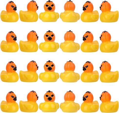 24 PCS Halloween Mini Resin Ducks ، Miniature Halloween Duck Tore in Saudi Arabia