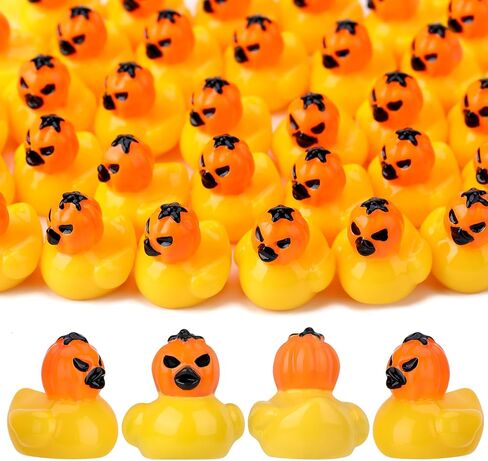24 PCS Halloween Mini Resin Ducks ، Miniature Halloween Duck Tore in Saudi Arabia