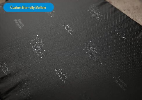 Furry's Paradise Cuddler Waterproof Bolster Pet Bed with Recycled Fibers and Non-Slip Bottom. (Blown Dandelions, Orthopedic Large) in Saudi Arabia