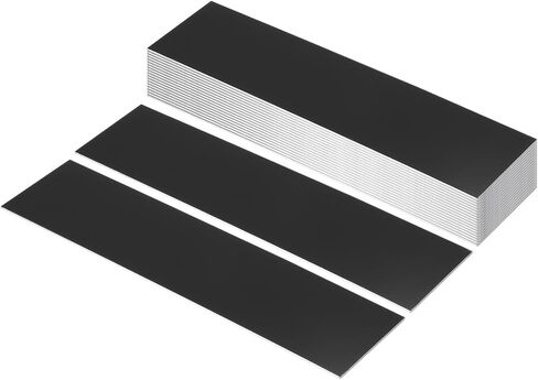 PATIKIL 10 "X2" أسماء فارغة ، 20 حزمة مخصصة لوحة محفورة ، مستطيل ، فراغات نقش ليزر للبلاطات المخصصة لمستلزمات DIY DIY ، الأسود ، الأبيض in Saudi Arabia