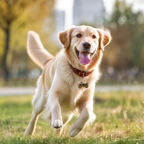 Stainless Steel Pet Tag | Easy-to-use Tag with QR Code | Modifiable Pet Online Profile | Emergency Contacts | No Subscription or Fees | Laser Engraved & Clear | Waterproof & Durable in Kuwait