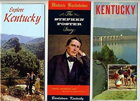 1950's Lot of Kentucky Tourism Booklets and Brochures with Photos and Maps in Saudi Arabia