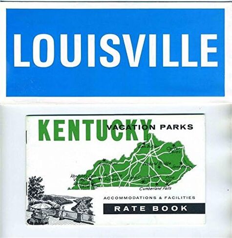 1950's Lot of Kentucky Tourism Booklets and Brochures with Photos and Maps in Saudi Arabia