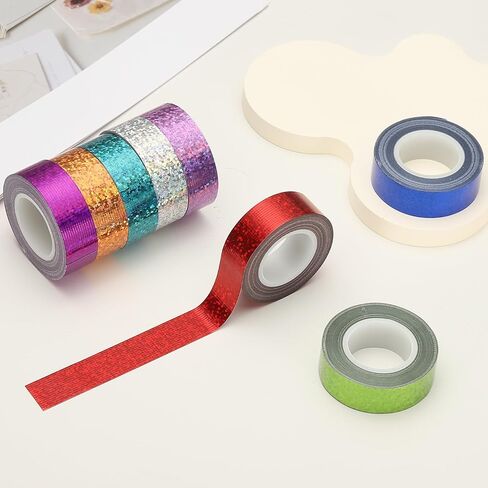 شريط Patikil 2Roll Prism ، شريط زخرفي للحرف والفضة in Saudi Arabia