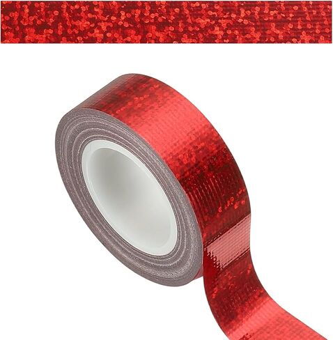 PATIKIL 2Roll Prism Tape, Decorative Tape for Crafts, Silver in Saudi Arabia