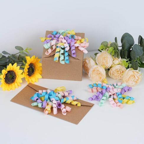 YKW Pastel Gurly Gift Dows for Wrapping - 6 Pack Large 4 " in Saudi Arabia