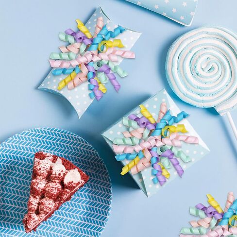 YKW Pastel Gurly Gift Dows for Wrapping - 6 Pack Large 4 " in Saudi Arabia