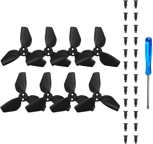 Sea Jump 8pcs Propeller مناسبة لـ DJI Neo Drone Accessories Handheld Quadcopter Drone 2016s Propeller Blades (Orange) in Saudi Arabia