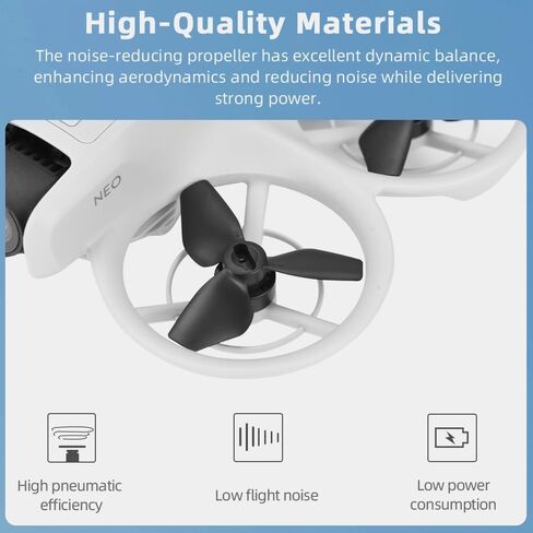 Sea Jump 8pcs Propeller مناسبة لـ DJI Neo Drone Accessories Handheld Quadcopter Drone 2016s Propeller Blades (Orange) in Saudi Arabia