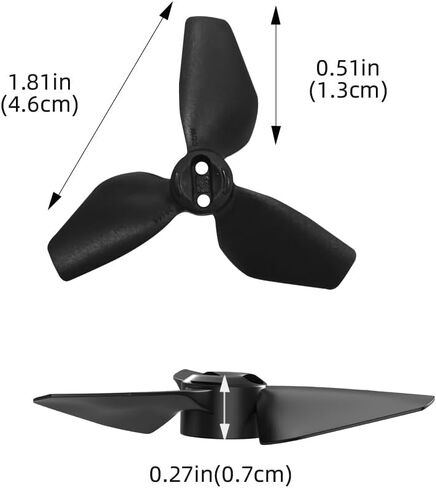 Sea Jump 8pcs Propeller مناسبة لـ DJI Neo Drone Accessories Handheld Quadcopter Drone 2016s Propeller Blades (Orange) in Saudi Arabia