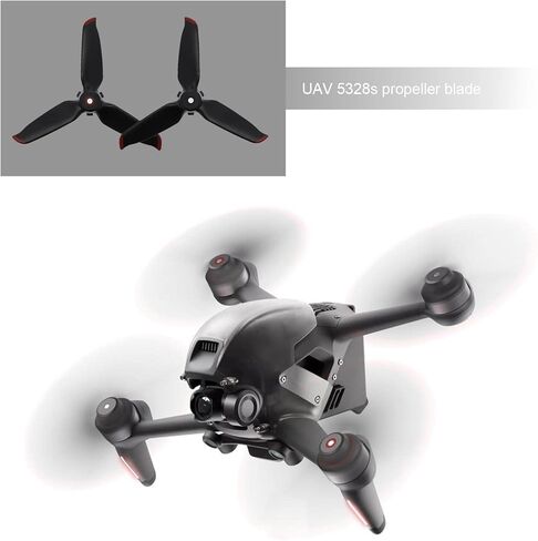 2 أزواج 5328s مراوح مع حالة تخزين المروحة متوافقة مع DJI FPV كومبو بدون طيار in Kuwait