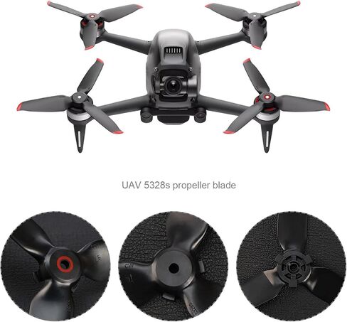 2 أزواج 5328s مراوح مع حالة تخزين المروحة متوافقة مع DJI FPV كومبو بدون طيار in Kuwait