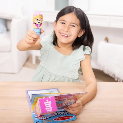 Melissa & Doug Sticker Wow! ™ Paw Patrol Skye Bundle: منصة نشاط من 24 صفحة ، وصياغة ملصقات ، 500 ملصق ، وسادة صغيرة ، وفنون وحرفية تململ لعبة in Saudi Arabia