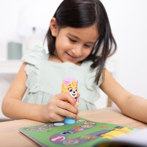 Melissa & Doug Sticker Wow! ™ Paw Patrol Skye Bundle: منصة نشاط من 24 صفحة ، وصياغة ملصقات ، 500 ملصق ، وسادة صغيرة ، وفنون وحرفية تململ لعبة in Saudi Arabia