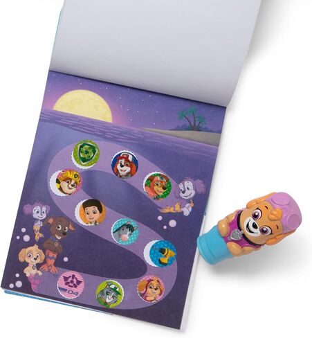 Melissa & Doug Sticker Wow! ™ Paw Patrol Skye Bundle: منصة نشاط من 24 صفحة ، وصياغة ملصقات ، 500 ملصق ، وسادة صغيرة ، وفنون وحرفية تململ لعبة in Saudi Arabia