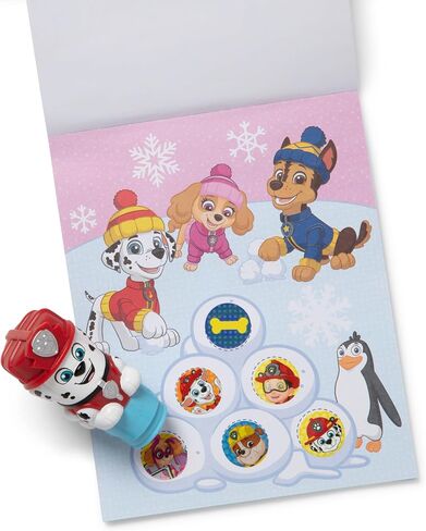 Melissa & Doug Sticker Wow! ™ Paw Patrol Marshall Bundle: منصة نشاط من 24 صفحة ، وصياغة ملصقات ، 500 ملصق ، وسادة صغيرة ، وفنون وحرف تململ لعبة Toy Collible in Saudi Arabia