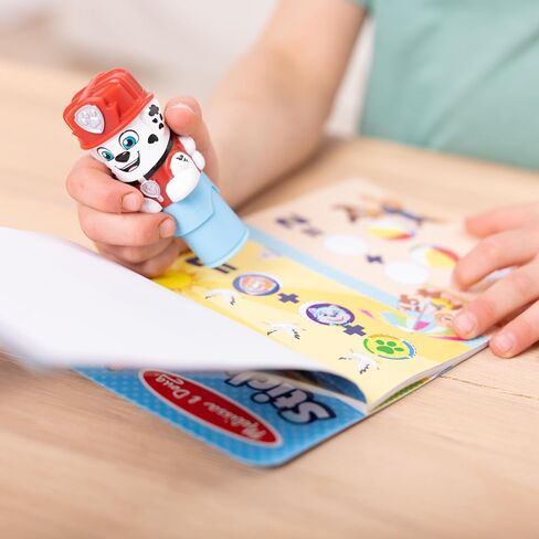 Melissa & Doug Sticker Wow! ™ Paw Patrol Marshall Bundle: منصة نشاط من 24 صفحة ، وصياغة ملصقات ، 500 ملصق ، وسادة صغيرة ، وفنون وحرف تململ لعبة Toy Collible in Saudi Arabia