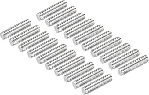 DMiotech 20 حزمة M3 × 40 مم قضيب ملولب بالكامل 304 من الفولاذ المقاوم للصدأ خيوط اليد اليمنى قضيب شريط ترصيع المشابك ومسامير U in Kuwait