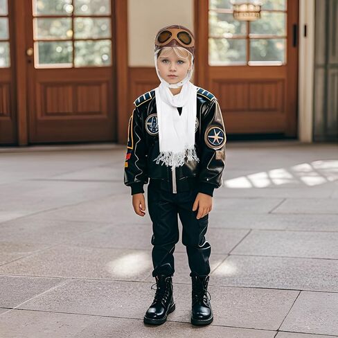 Pilot Aviator Costume for Kids for Birthday Party Halloween Cosplay in Saudi Arabia