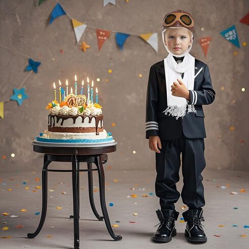 Pilot Aviator Costume for Kids for Birthday Party Halloween Cosplay in Saudi Arabia