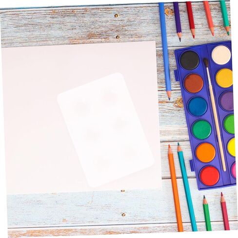 Gadpiparty 2pcs لوحة صينية الطلاء السيليكون لطلاء الزيت المائي وصياغة صواني خلط خفيفة الوزن سهلة التنظيف لمشاريع فنية DIY ولوحة الوجه in Kuwait