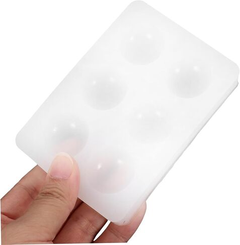 Gadpiparty 2pcs لوحة صينية الطلاء السيليكون لطلاء الزيت المائي وصياغة صواني خلط خفيفة الوزن سهلة التنظيف لمشاريع فنية DIY ولوحة الوجه in Kuwait