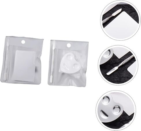 JOJOFUNY 2SETS ART ART ART PLATE PLATE PLATE PLATE للمكياج وتصميم الأظافر حلقة قلب للمنزل والصالون استخدام in Saudi Arabia
