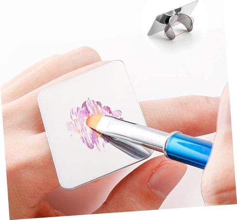 JOJOFUNY 2SETS ART ART ART PLATE PLATE PLATE PLATE للمكياج وتصميم الأظافر حلقة قلب للمنزل والصالون استخدام in Saudi Arabia