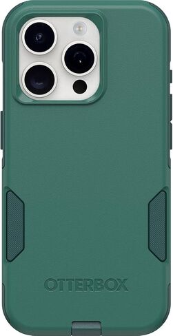 حافظة OtterBox لهاتف iPhone 15 Pro Commuter MagSafe Series - أسود، نحيف وقوي، مناسب للجيب، مع حماية للمنافذ in Kuwait