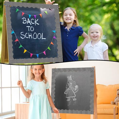 Eaasty 69 ft Bulletin Board Borders Scalloped Border Trim Classroom Decoration for School Chalkboard Bulletin Board Wall Supplies(Black and White) in Saudi Arabia