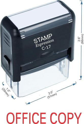 Stampexpression - Office Office Office Office Enking Rubber Stamp - Red Ink (A -5320) in Saudi Arabia