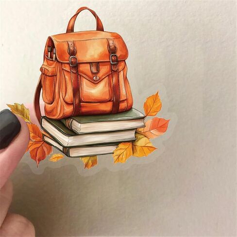 Maple Leaves Stickers 60PCS Realistic Transparent Stickers for Maple Leaves,Colorful Waterproof Sticker for Laptop,Stationery,Luggage,Scrapbooking,Water Bottles,Gifts,Journaling,Planner in Kuwait