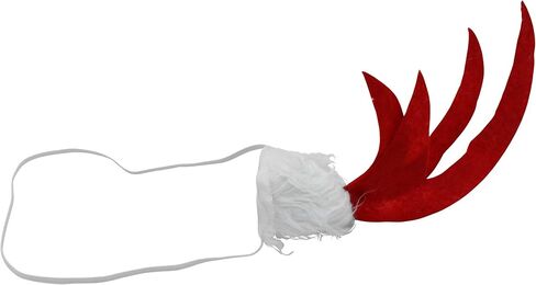 White Rooster Chicken Costume Kit - Fuzzy Headband Tail Beak Nose Mask Costume Accessory Set, Multi-Color, One Size in Saudi Arabia