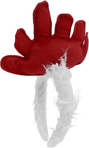 White Rooster Chicken Costume Kit - Fuzzy Headband Tail Beak Nose Mask Costume Accessory Set, Multi-Color, One Size in Saudi Arabia