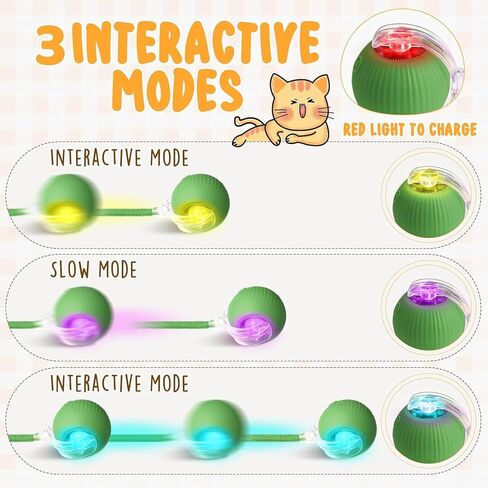 2 PCS Cat Toy Toy Rolling Ball Ball Chewie Viral Ball ، كرات الحيوانات الأليفة التلقائية التلقائية ، لعبة قط كهربائية تلقائية متحركة in Saudi Arabia