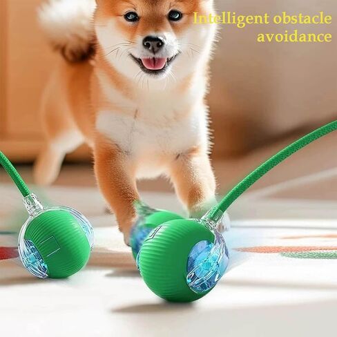 2 PCS Cat Toy Toy Rolling Ball Ball Chewie Viral Ball ، كرات الحيوانات الأليفة التلقائية التلقائية ، لعبة قط كهربائية تلقائية متحركة in Saudi Arabia