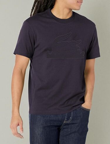 Lacoste Men's Short Sleeve Puffed Croc T-Shirt in Saudi Arabia